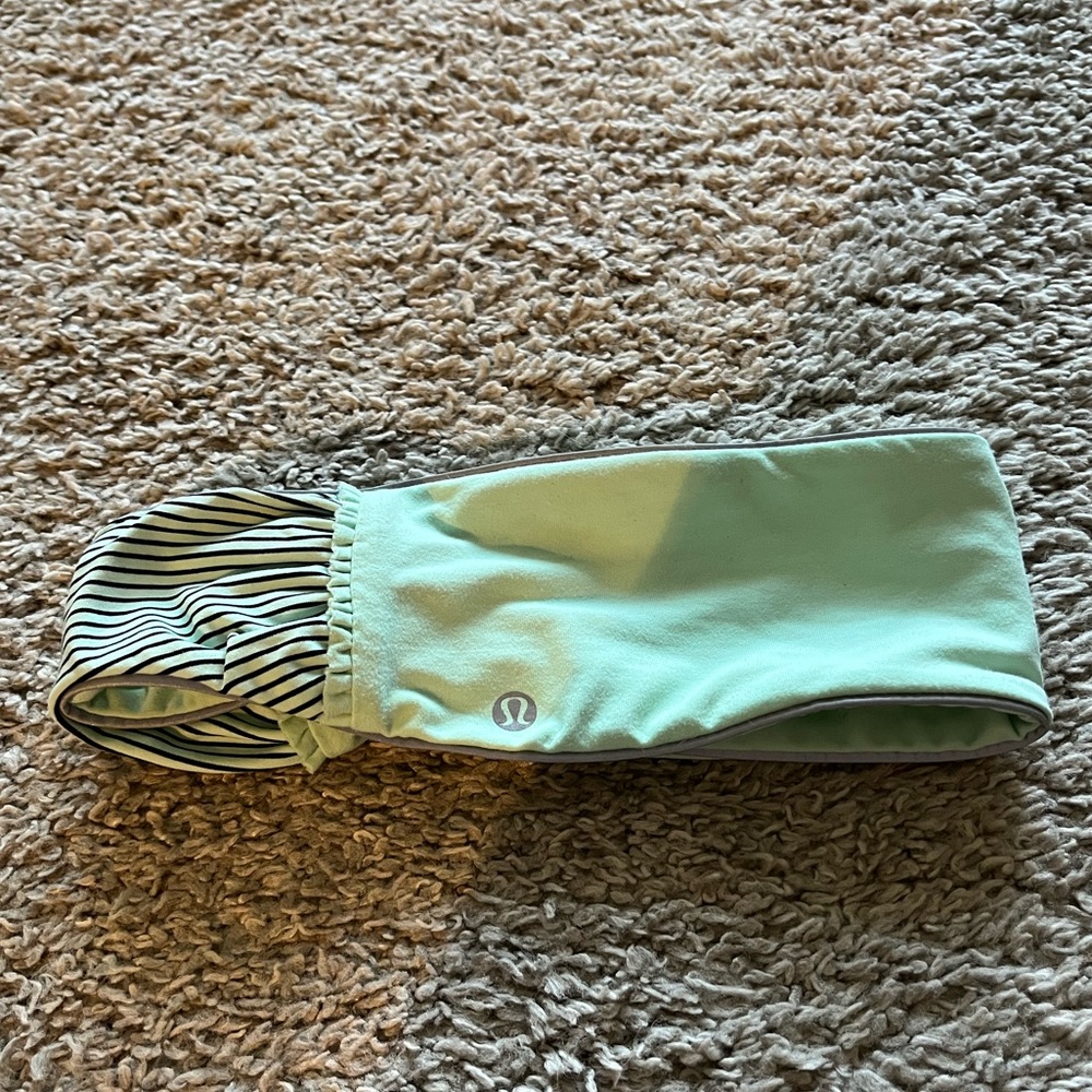 Lululemon Frosty Run Ear Warmer *Brushed
Fresh Teal / Mini Hyper Stripe